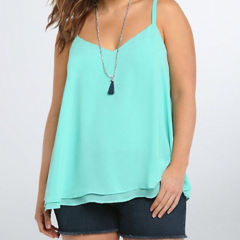 Torrid Double Layer Chiffon Cami